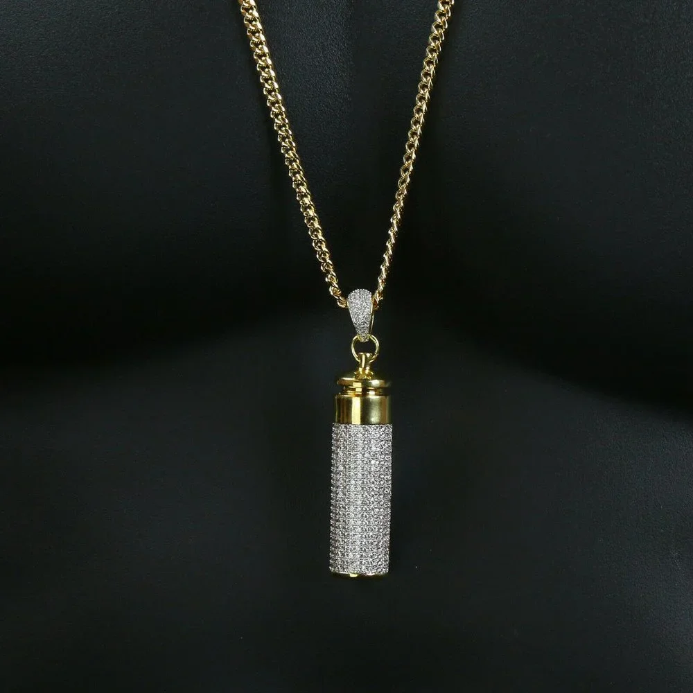 14k Gold Cylinder 30